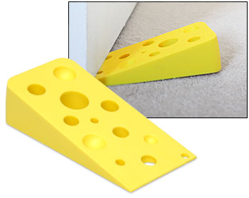 cheese shaped door wedge