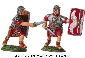 roman legionnaires with gladius