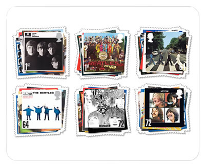 Royal Mail Beatles Stamps