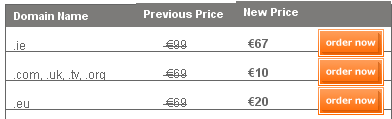 eircom domain pricing