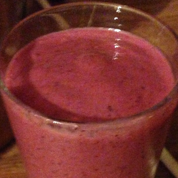 1st smoothie - photo from Instagram