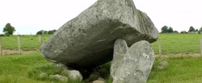 The Upsides To Small Town Living The Brownshill Dolmen is one of the largest Portal Dolmens in Europe with the cap stone weighing over 4 tons. It is located just outside Carlow town in Ireland.