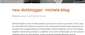 Michele.blog Featured by DotBlog Domain Registry dotblog-michele-blog