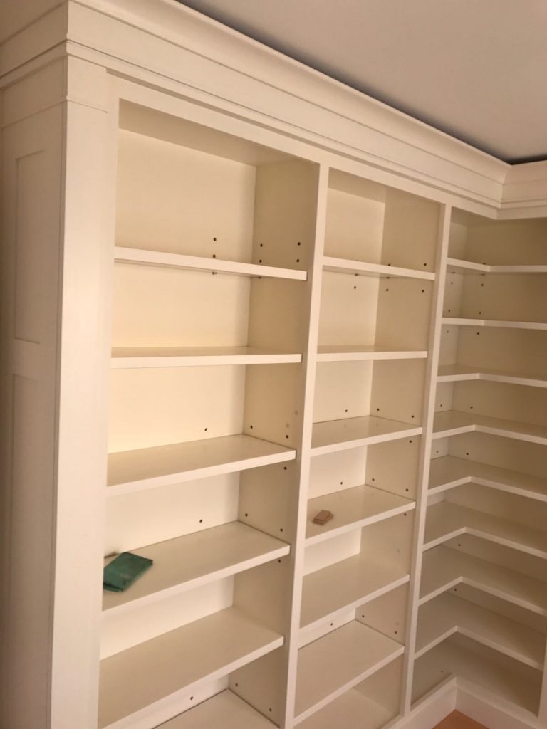 Floor To Ceiling Bookcase Shelving Finally Installed
