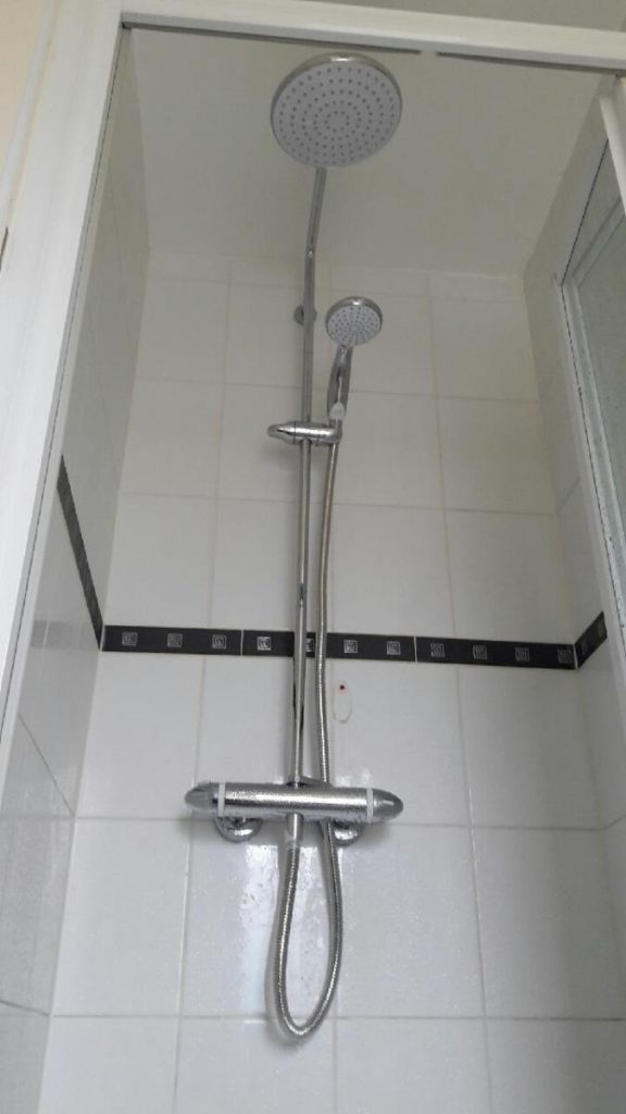 shower with two heads