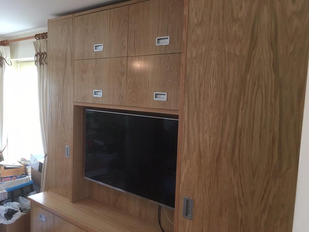 Television and AV unit with plenty of storage