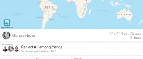 2017 Travel 2017 flights visualised