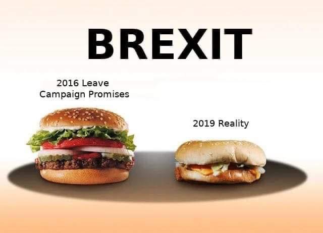 Brexit compared to burger advertising